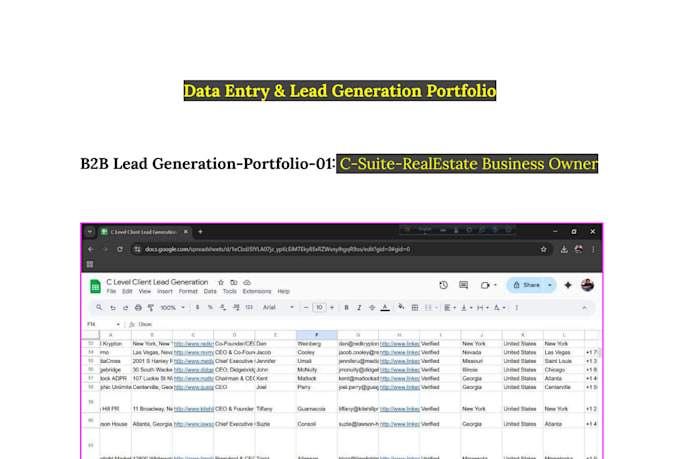 do verified b2b,email list and targeted niche lead generation